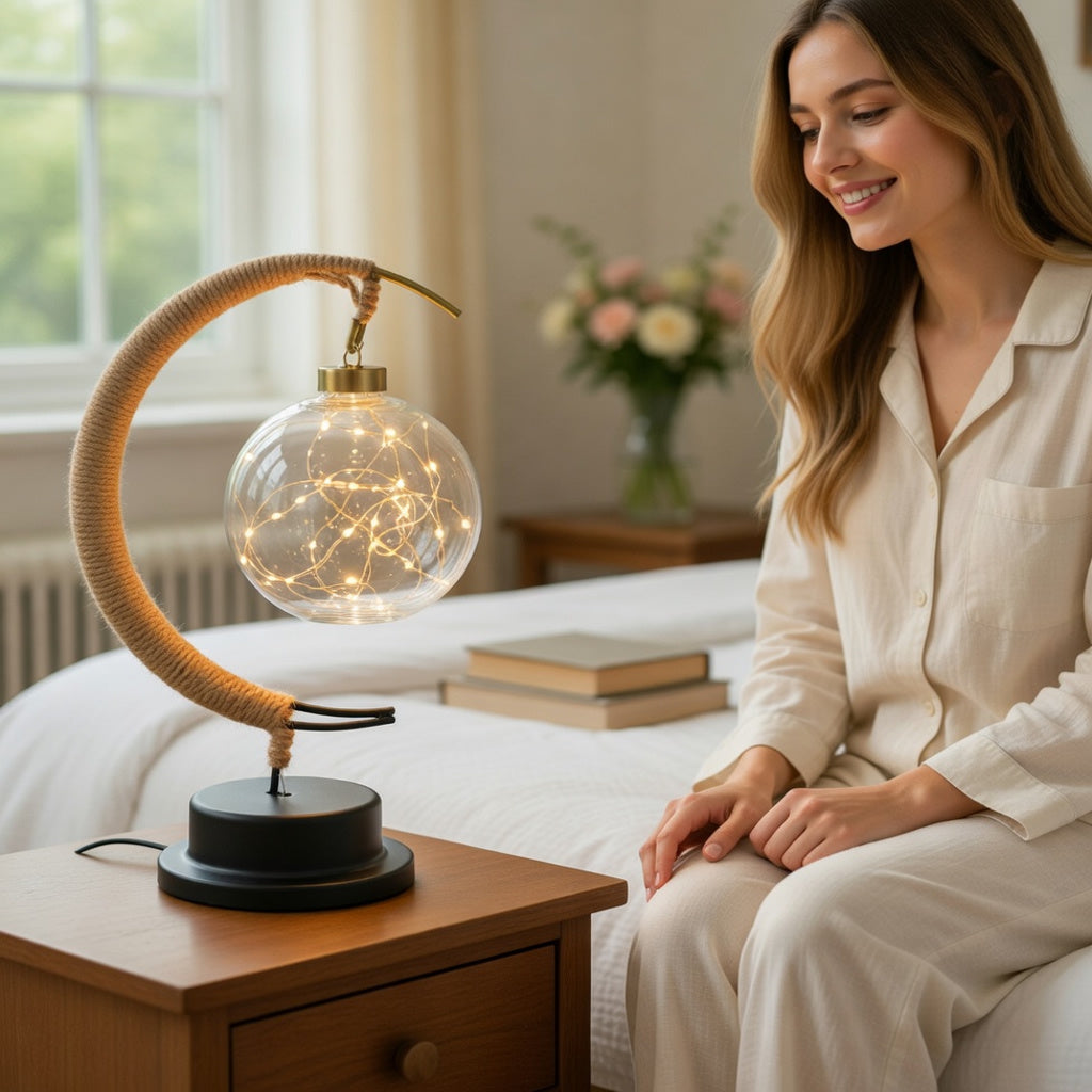 Crescent Moon LED Lamp