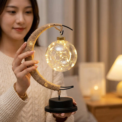 Crescent Moon LED Lamp